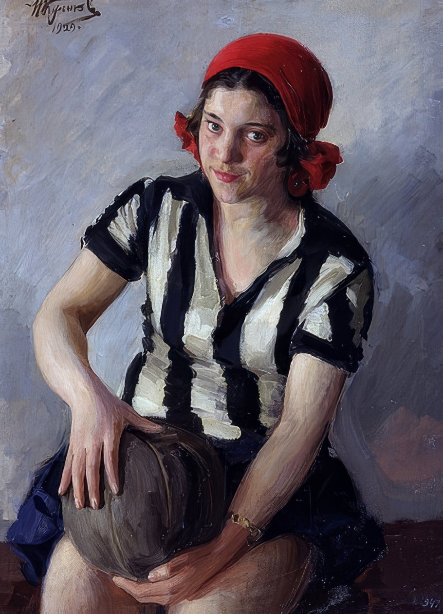 Sporcu. 1928 by Ivan Semyonovich Kulikov