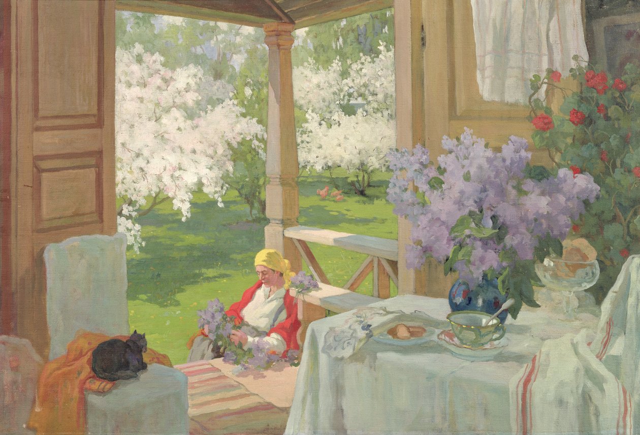 Kır Evinde by Ivan Silych Goriuschkin-Sorokopudov