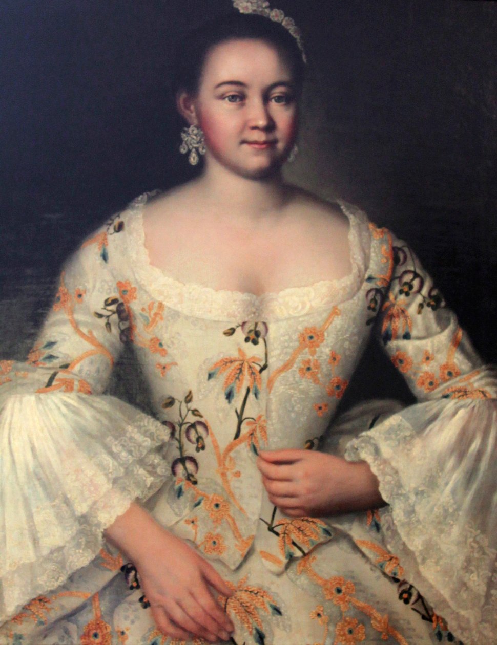 Stepanida Stepanovna Yakovleva, c1757-k1761 by Ivan Vishnyakov