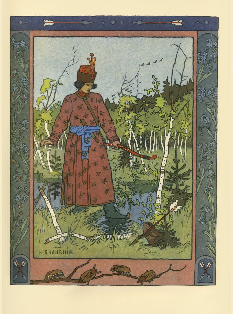 Ivan Tsarevich ve Kurbağa Prenses, 1901 by Ivan Yakovlevich Bilibin