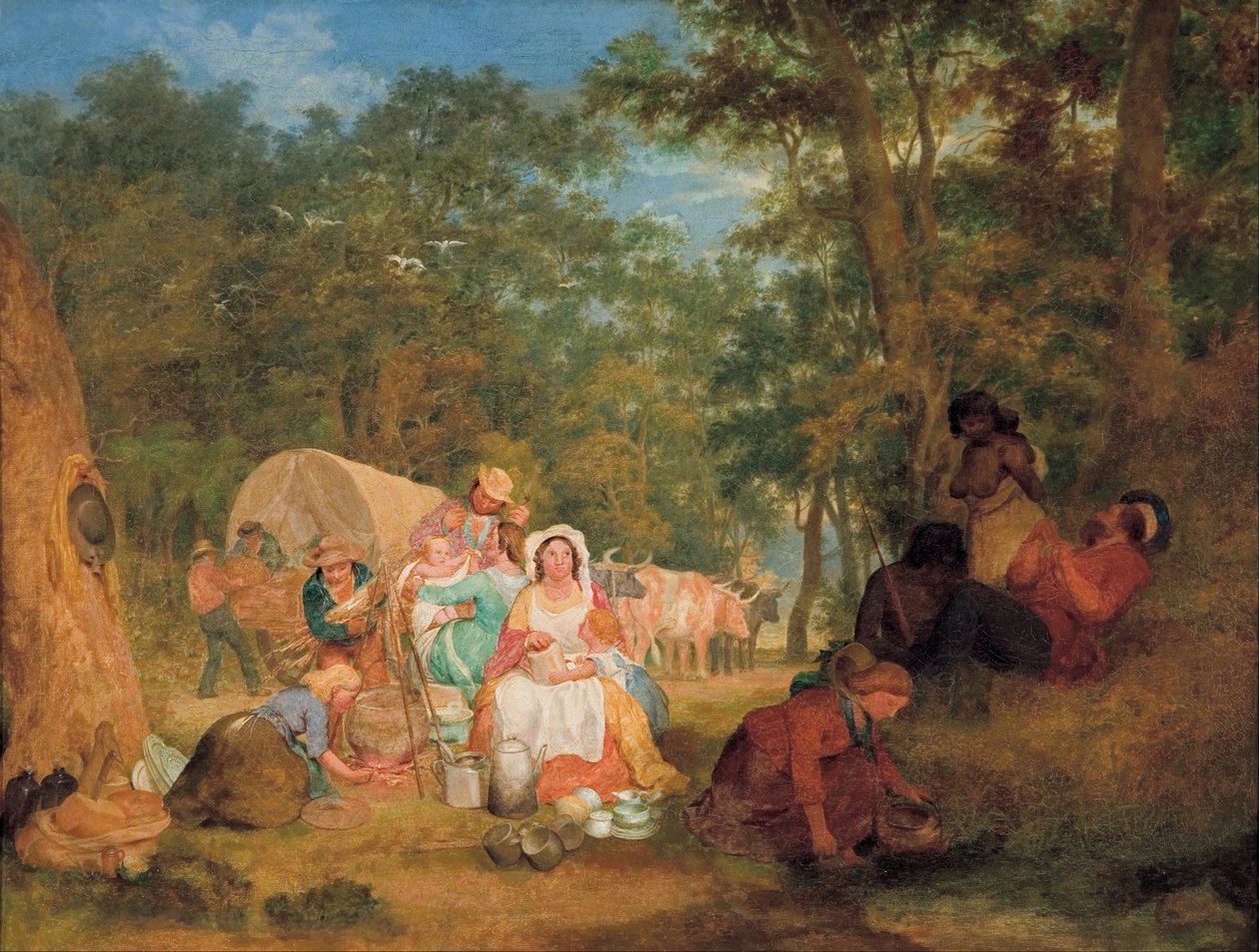 Eve doğru bağlı - akşam yemeği zamanı by J. A. Gilfillan