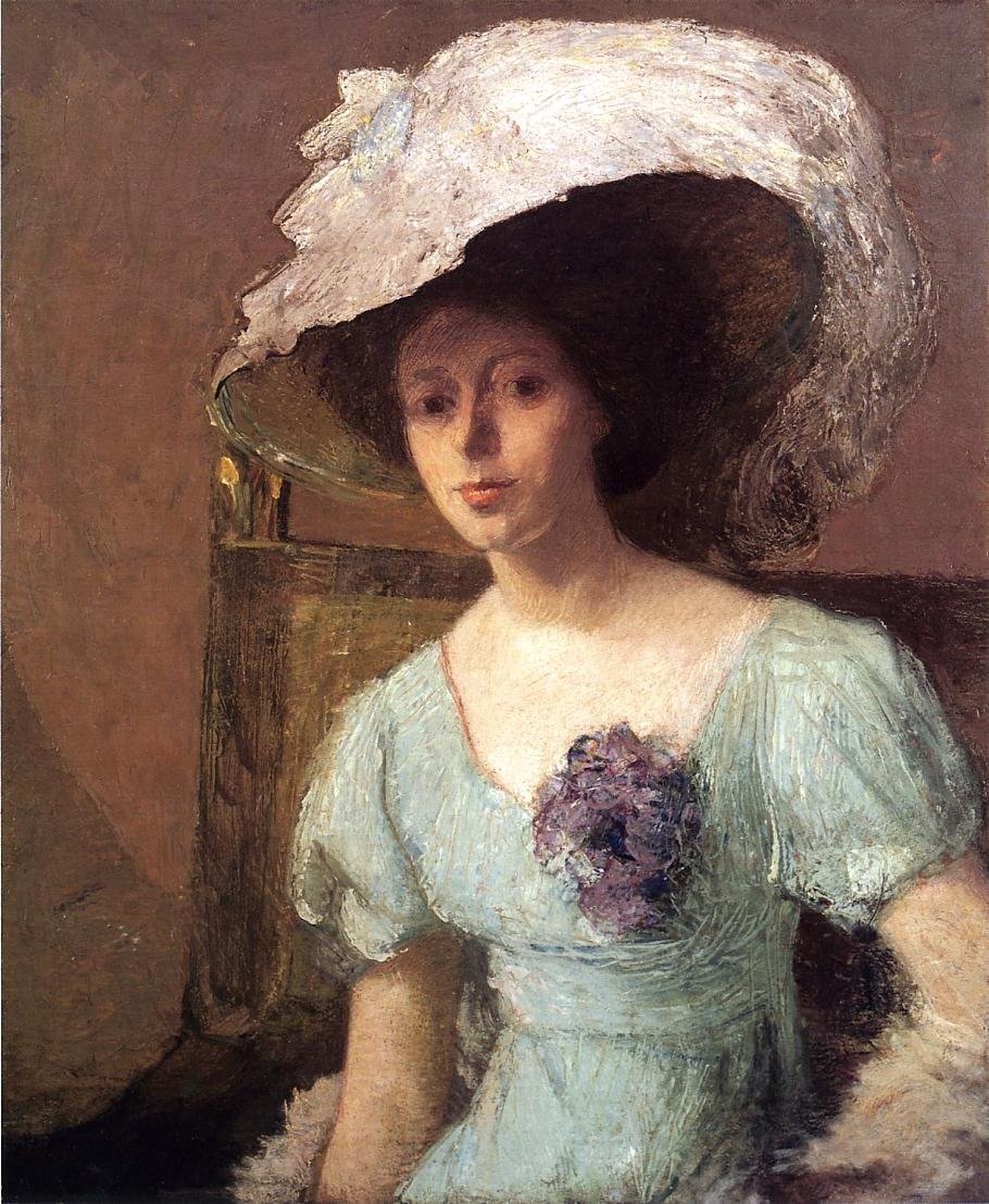 Mavi Önlük by J. Alden Weir
