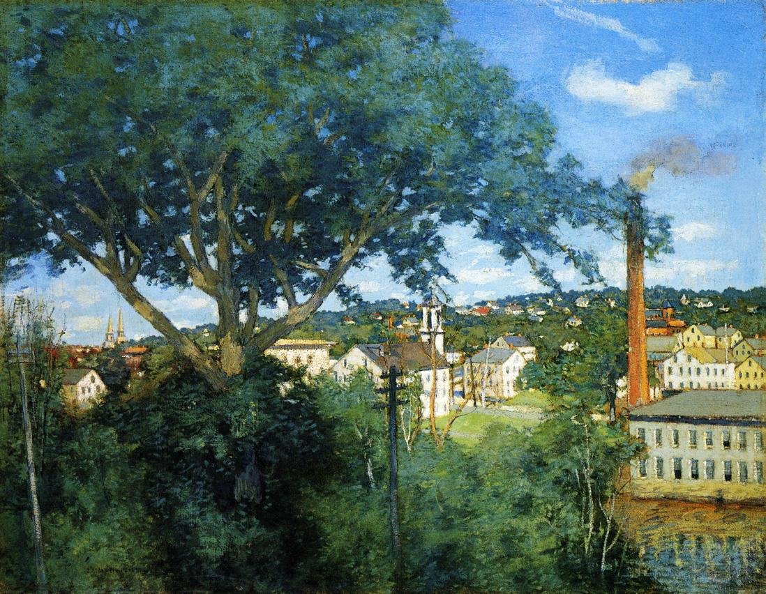 Fabrika Köyü by J. Alden Weir