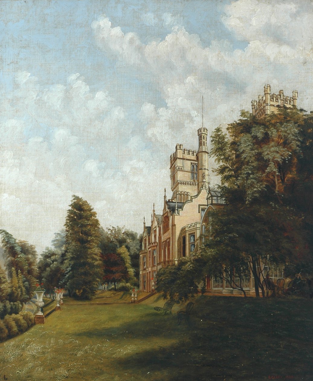 Cliffe Kalesi, 1883 by J. Clarke