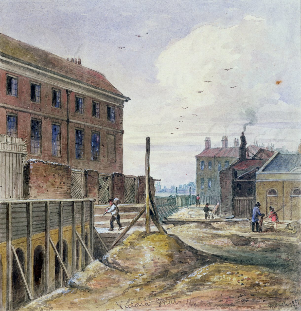 Victoria Sokağı Yapımı, 1851 by J. Findley