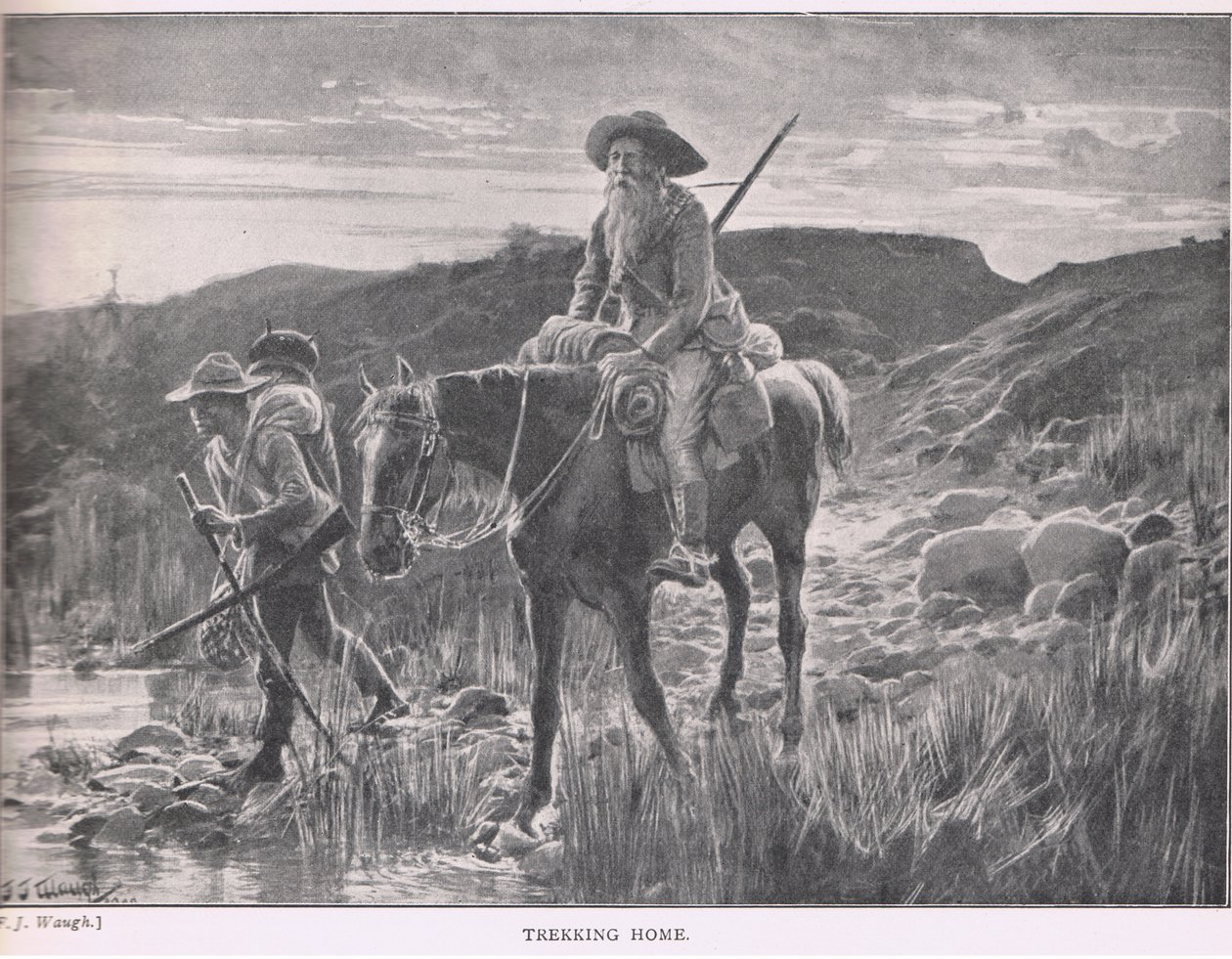 eve yürüyüş by J. J. Waugh