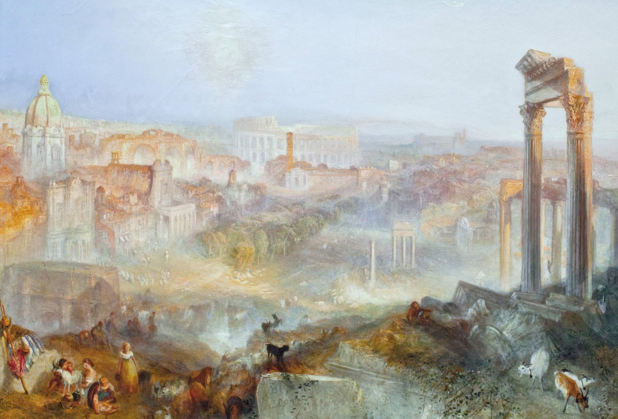 Modern Roma - Campo Vaccino by Joseph Mallord William Turner
