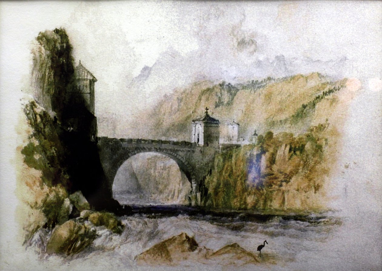 Saint Maurice köprüsü by Joseph Mallord William Turner