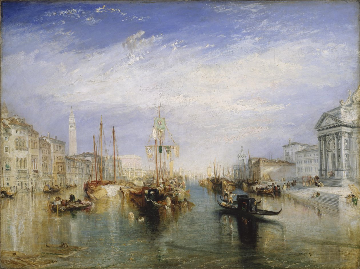 Büyük Kanal - Venedik by Joseph Mallord William Turner