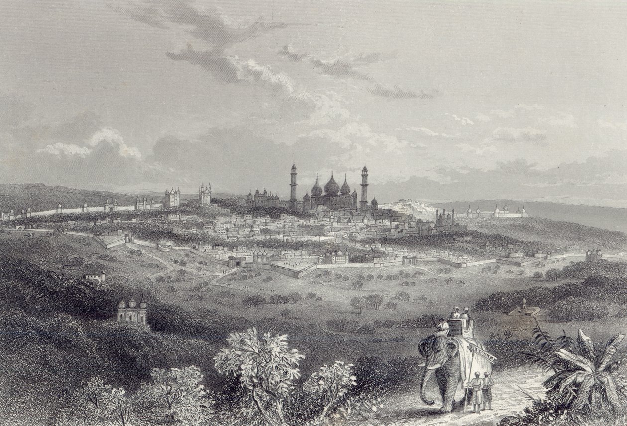 Delhi, Edward Paxman Brandard (1819-98) tarafından oyulmuş, c.1860 by John Ramage