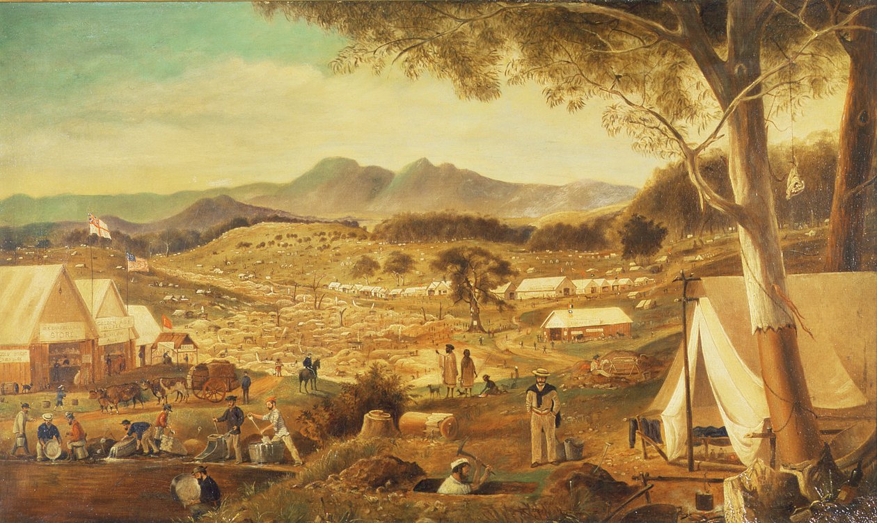 Altın kazıları, Ağrı, 1853 by J Roper