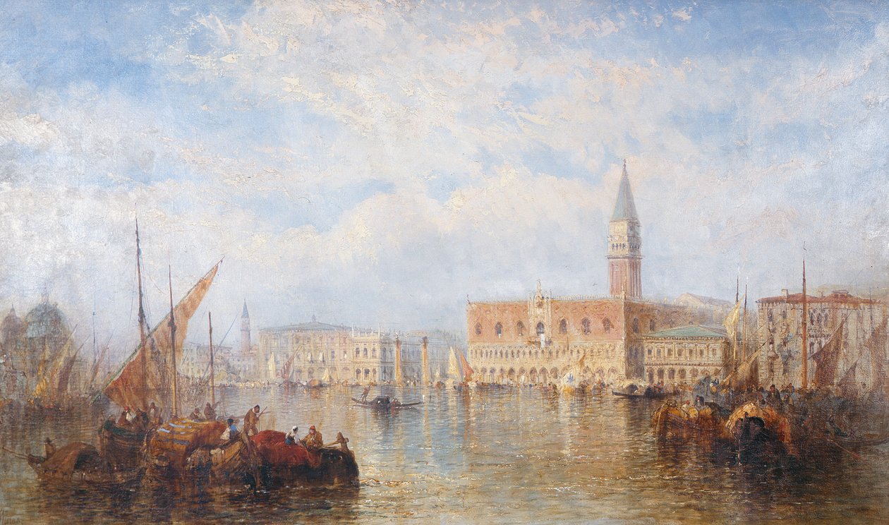 View of the Palazzo Ducale, Venice  by J. Vivian