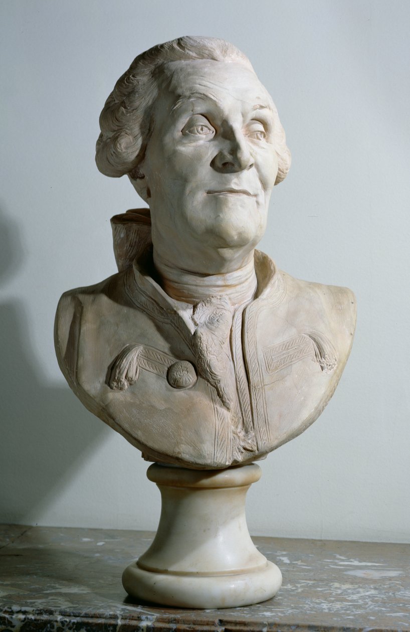 Charles Marie de La Condamine büstü (1701-74) by J.B.C dHuet