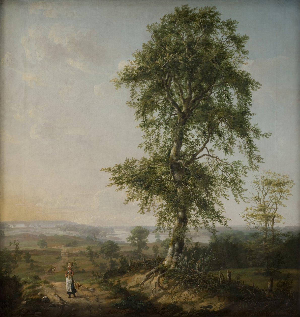 Büyük Ağaçlı Manzara by Johan Christian Dahl