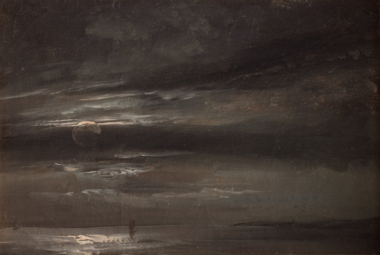 Denizin Üzerinde Ay Işığı by Johan Christian Dahl