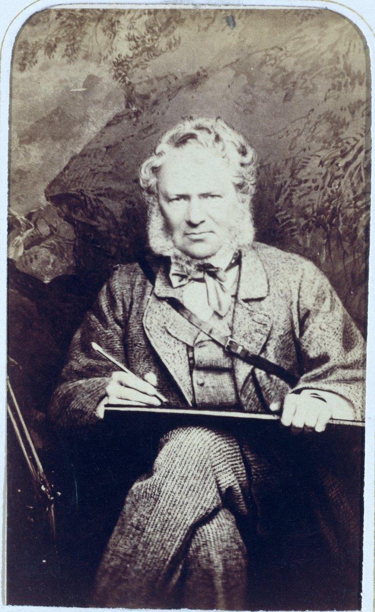 Sir Edwin Landseer'in Portresi (1802-73) (albüm baskısı) by J.C. Watkins