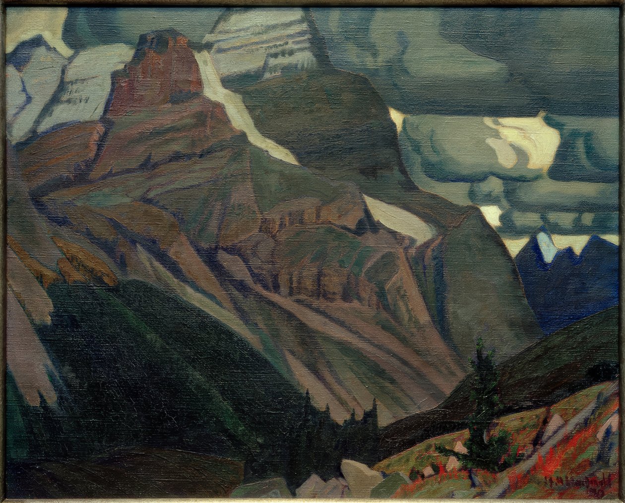 Karanlık Sonbahar, Rocky Dağları by J.E.H. MacDonald