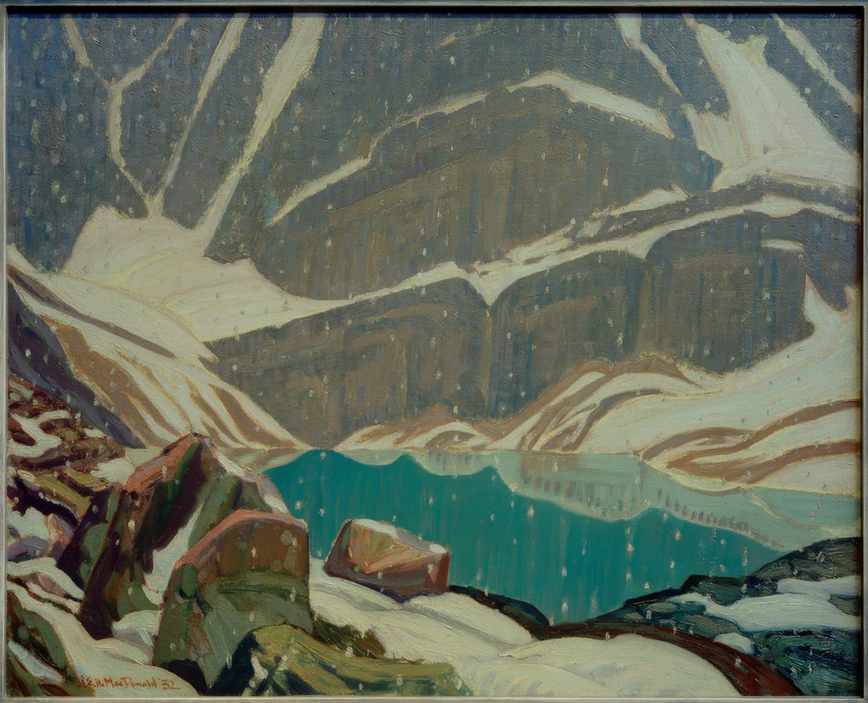 Dağ Yalnızlığı (Oesa Gölü) by J.E.H. MacDonald