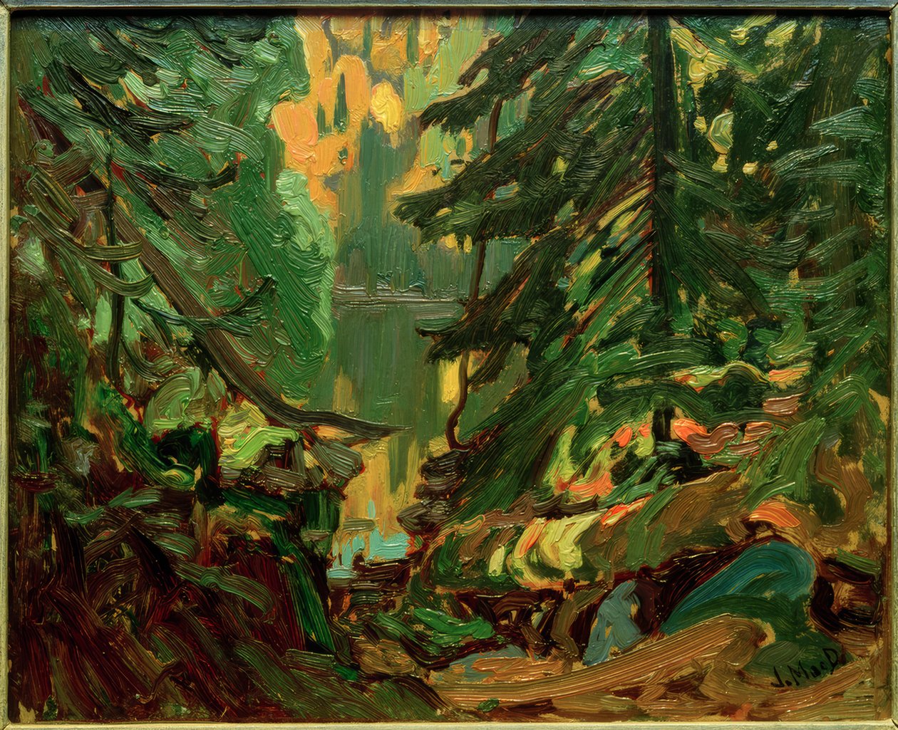 Algoma, Montreal Gölü yakınlarında by J.E.H. MacDonald