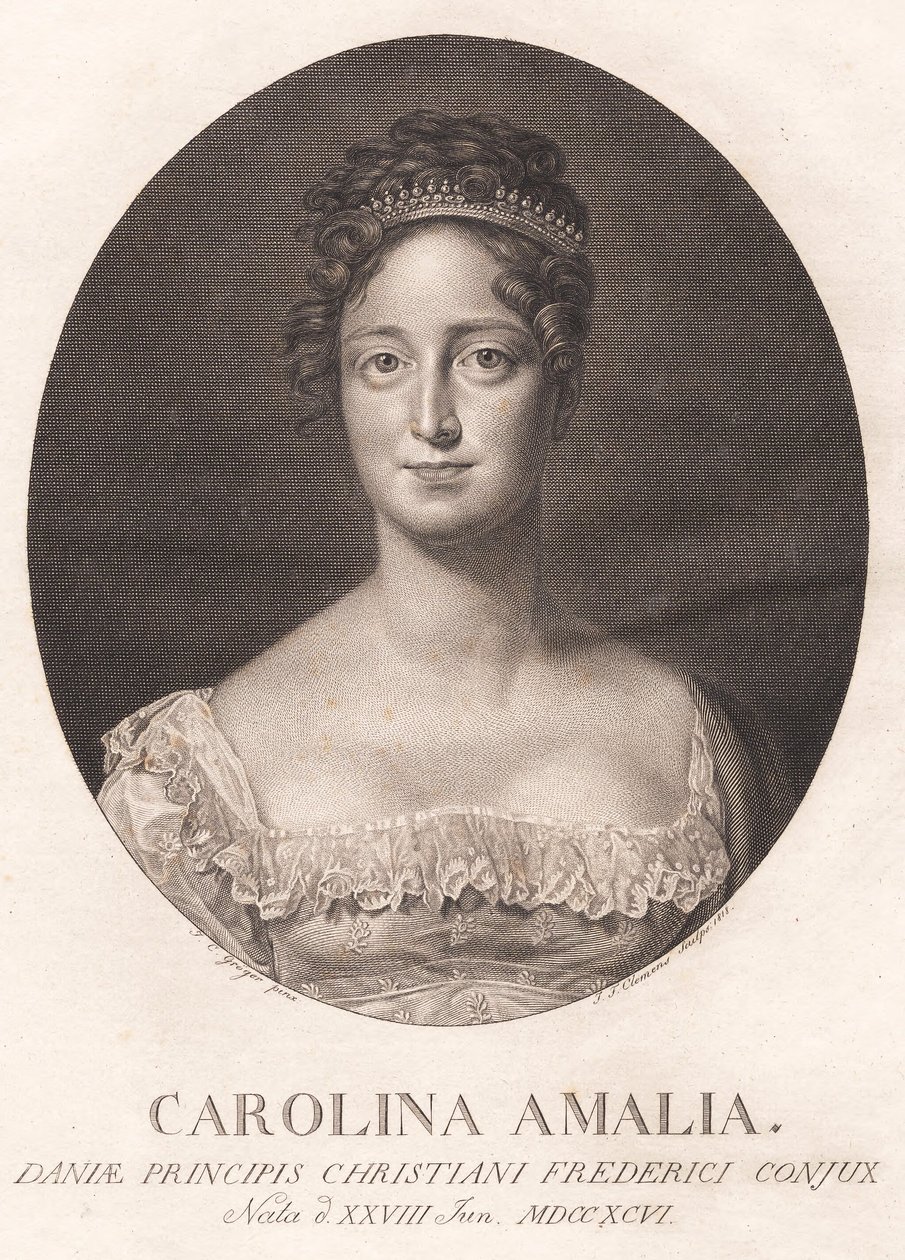 Caroline Amalie by J.F. Clemens