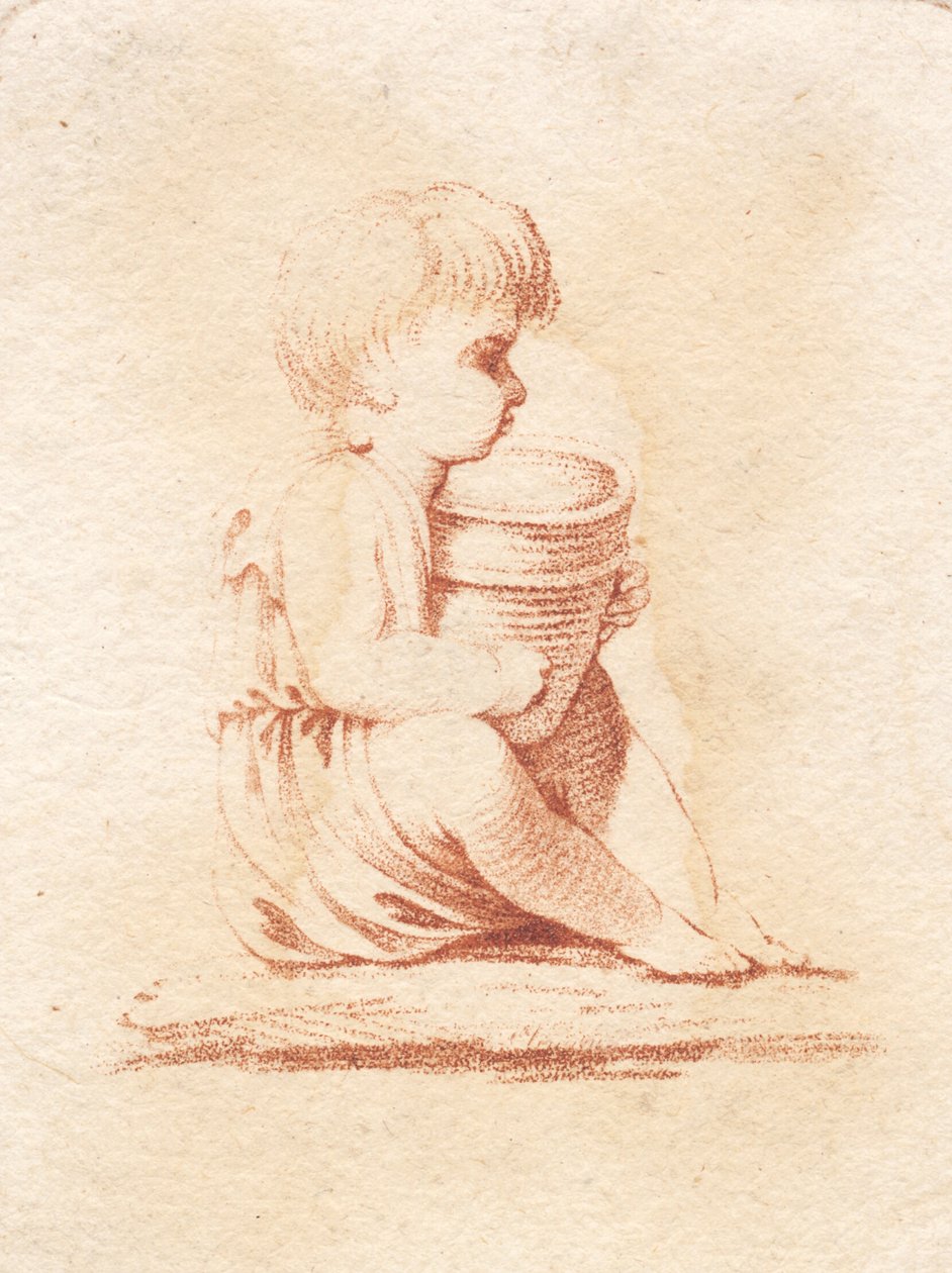 Biraz oturan çocuk by J.F. Clemens