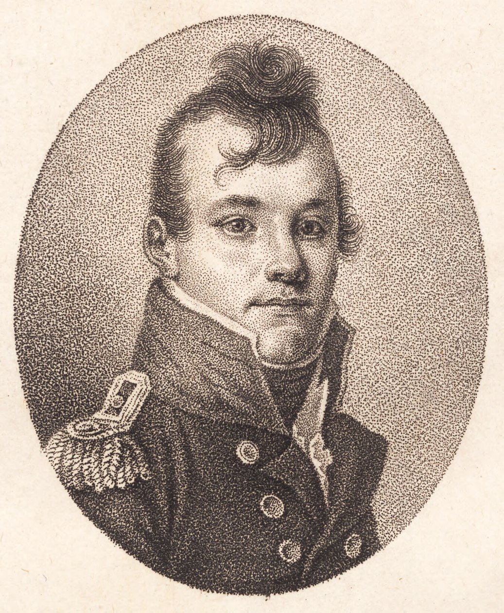 Teğmen O.Ç. Lange by J.F. Clemens