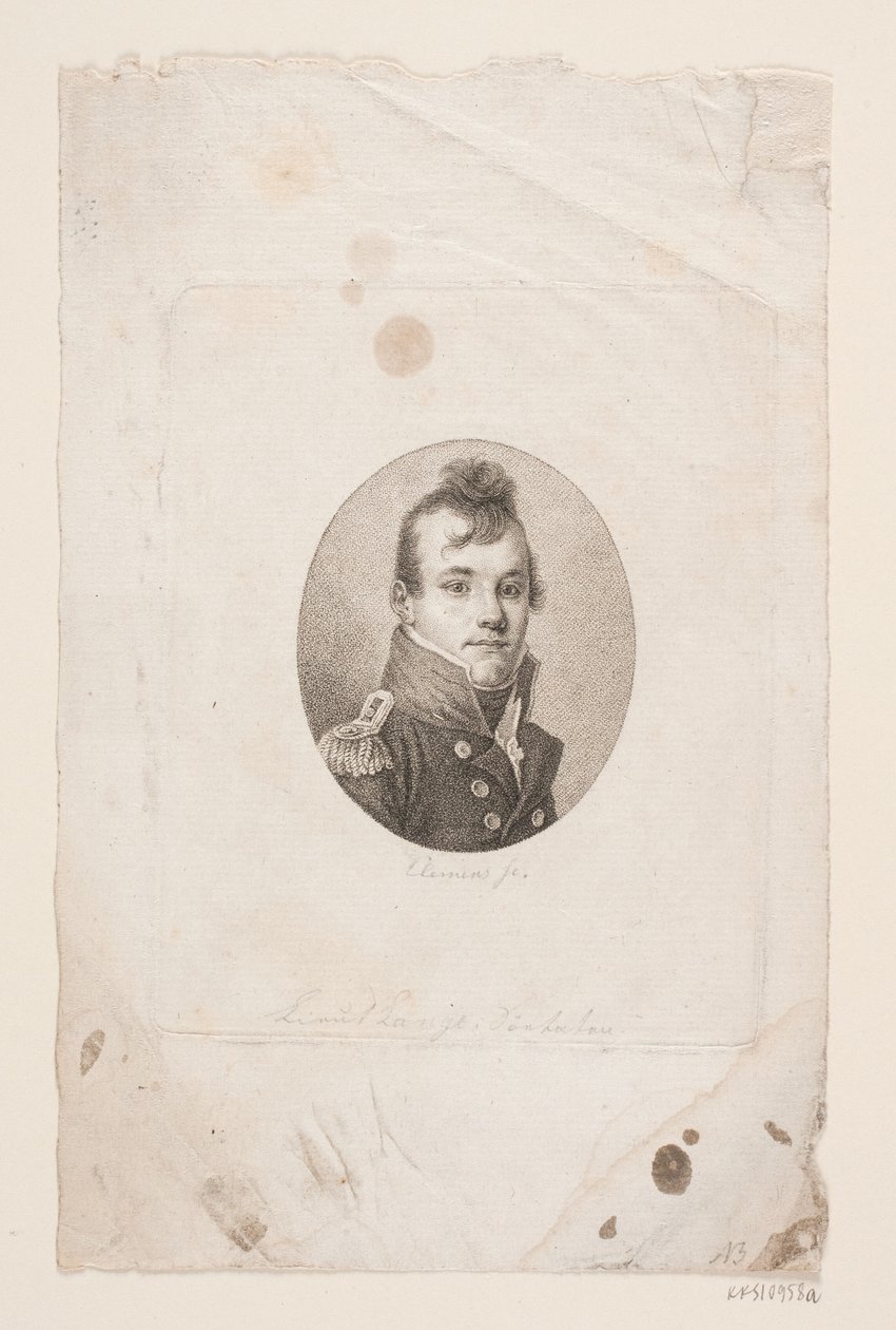Teğmen Ole Christian Lange by J.F. Clemens