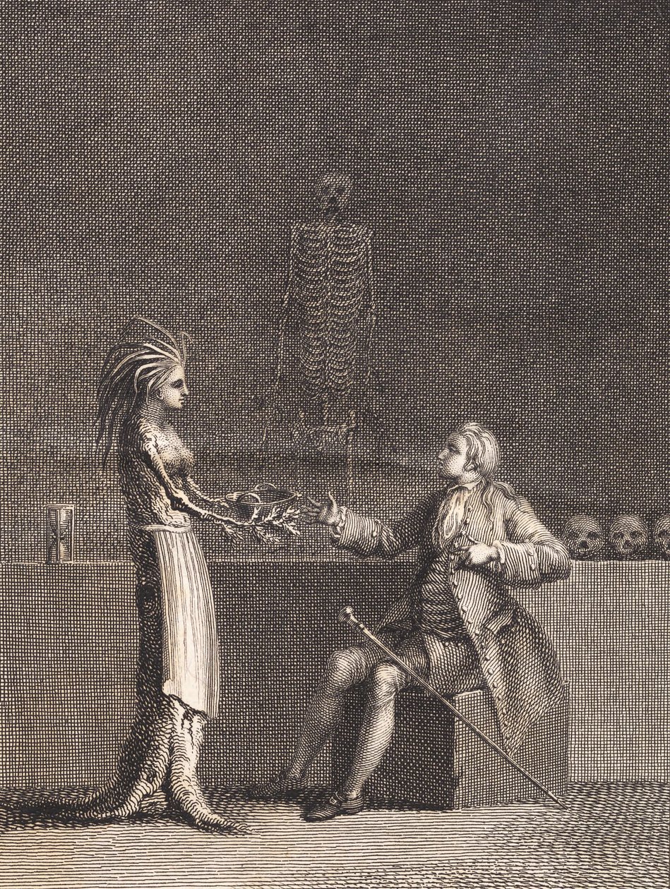 Niels Klim anatomi odasında by J.F. Clemens