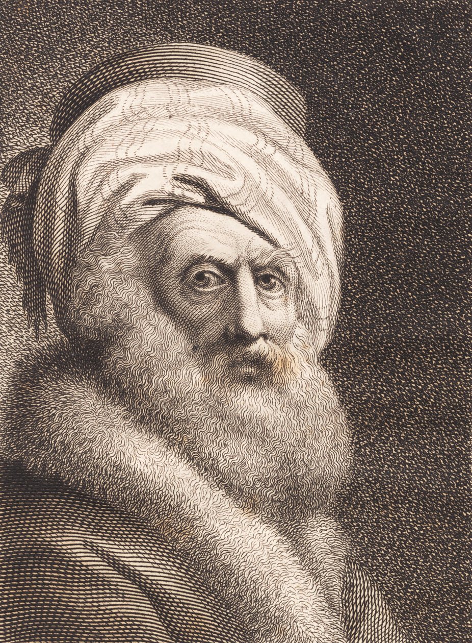 Yaşlı bir adamın portresi. Bilge Nathan by J.F. Clemens