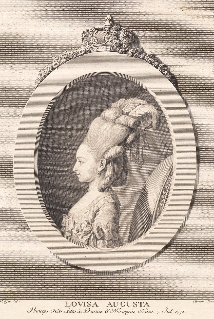 Prenses Louisa Augusta by J.F. Clemens