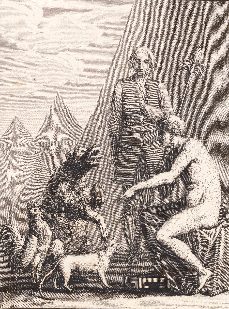 Qvama İmparatoru elçileri kabul ediyor by J.F. Clemens