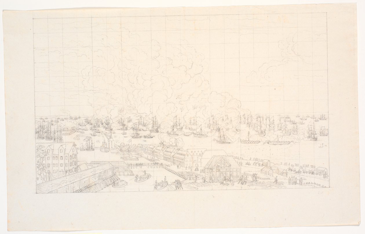 Yuva Savaşı 2 Nisan 1801 by J.F. Clemens