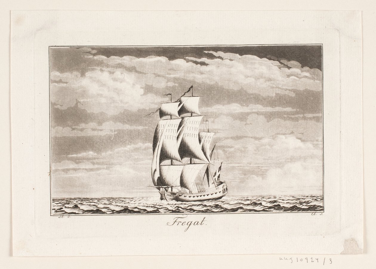 Gemi süiti. Firkateyn by J.F. Clemens