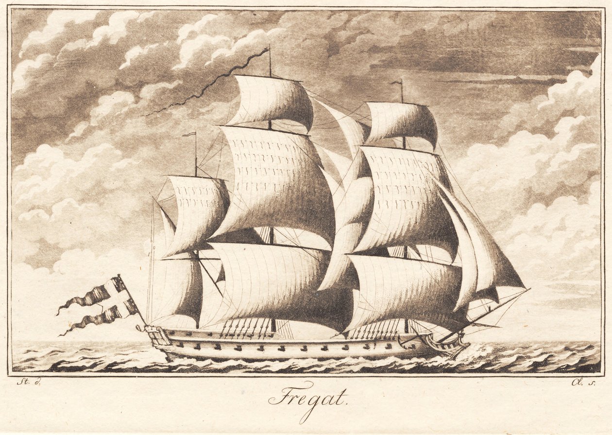 Gemi süiti. Firkateyn by J.F. Clemens