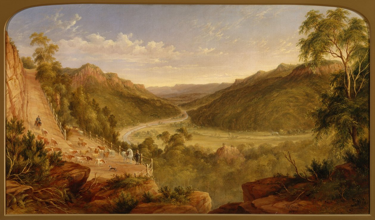 Picton yakınlarındaki Burragorang Vadisi by J.H. Carse
