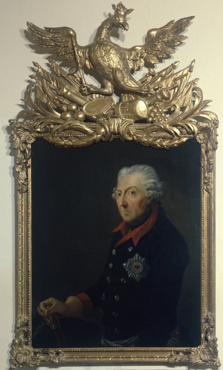 Prusya Kralı II. Friedrich by J.H.C. Franke