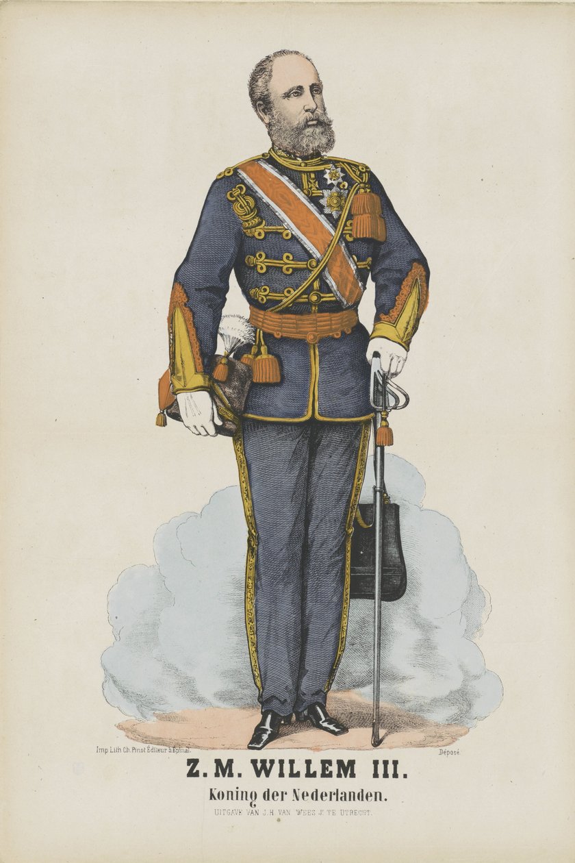 H.M. William III. / Hollanda Kralı (nesne üzerindeki başlık) by J.H. van Wees (II)