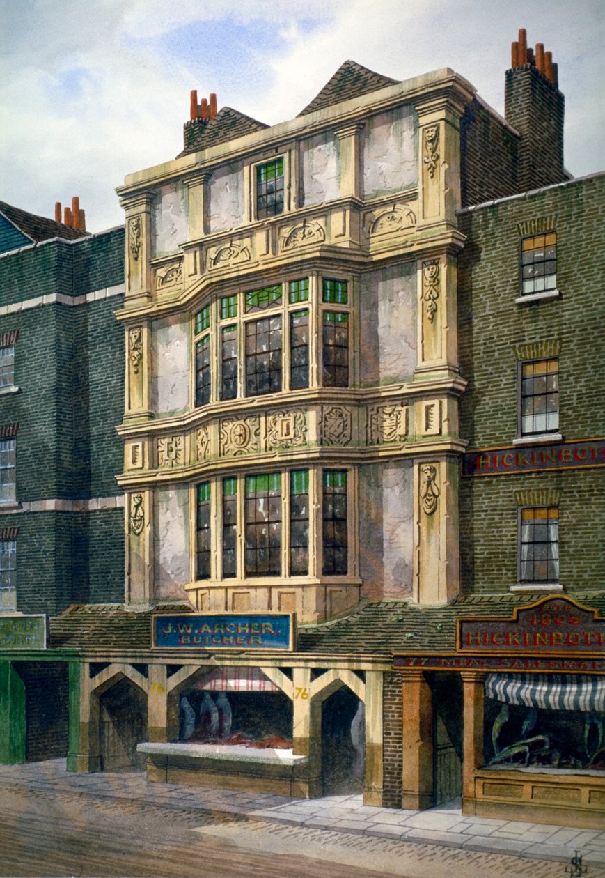 76 Aldgate High Street, Londra, c1860 by JL Stewart