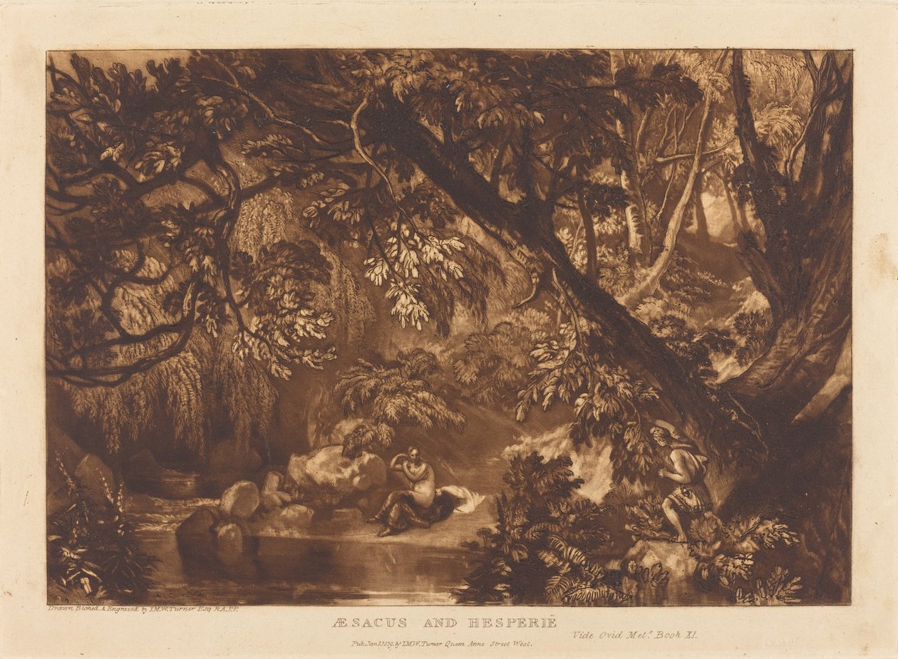 Aesacus ve Hesperie, 1816