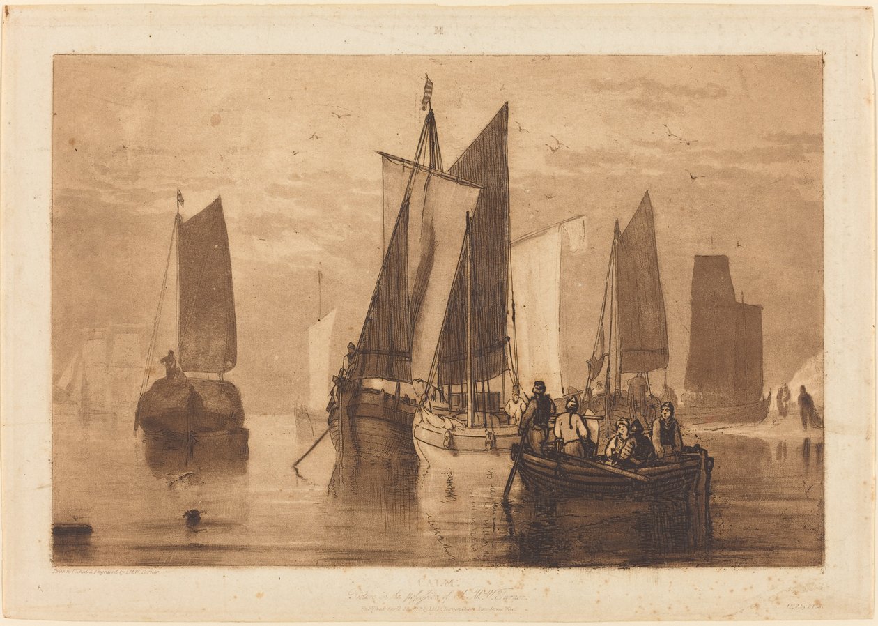 Sakin, 1812 yayınlandı. by Joseph Mallord William Turner