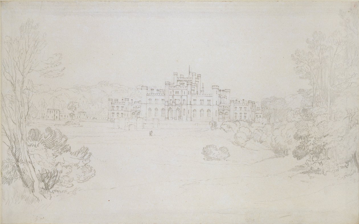 Lowther Kalesi, 1809 by Joseph Mallord William Turner