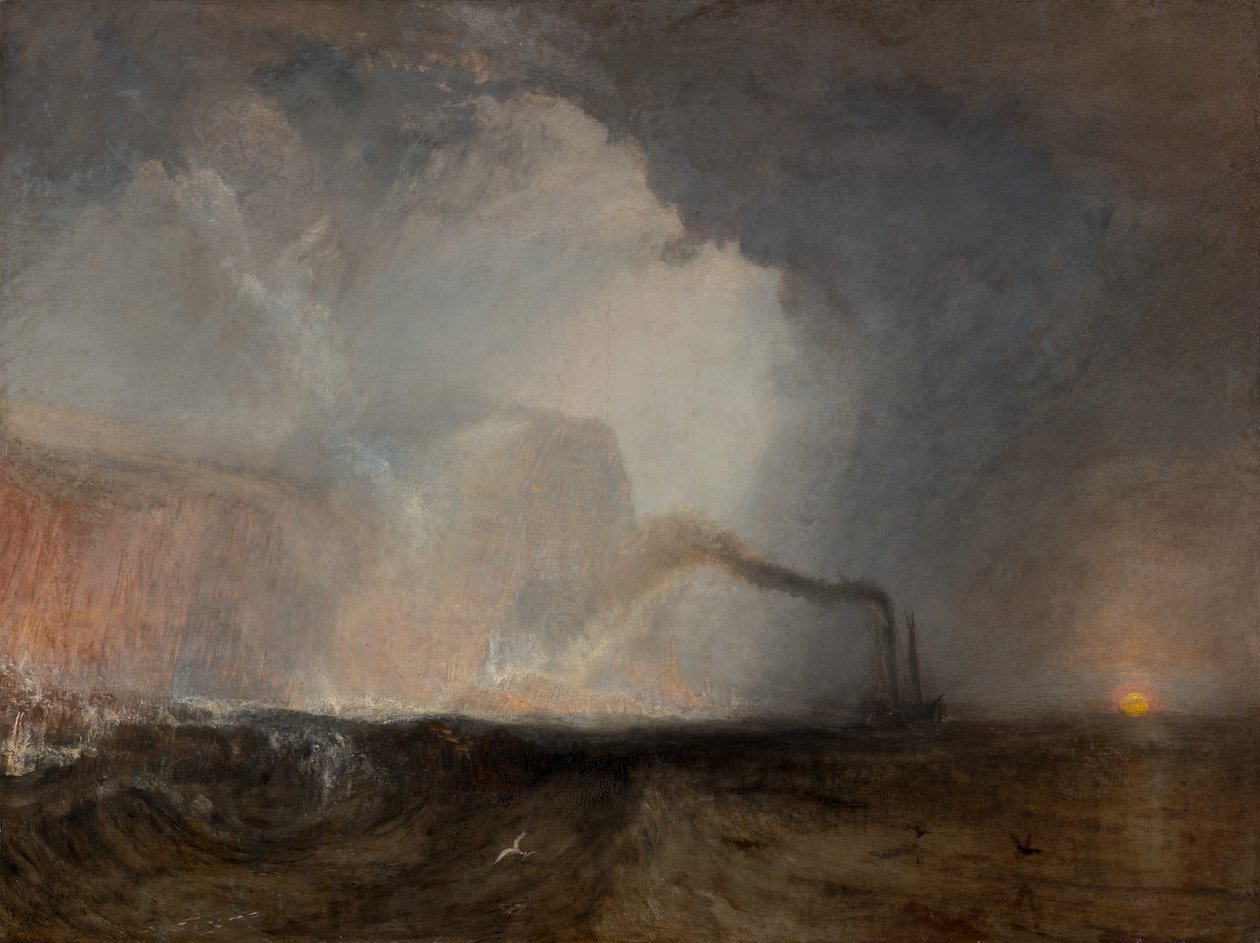 Staffa, Fingal Mağarası, 1831-1832. by Joseph Mallord William Turner