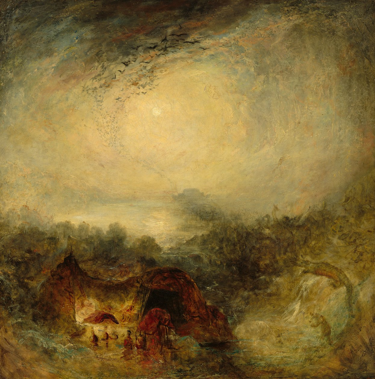 Tufan Akşamı, c. 1843. by Joseph Mallord William Turner