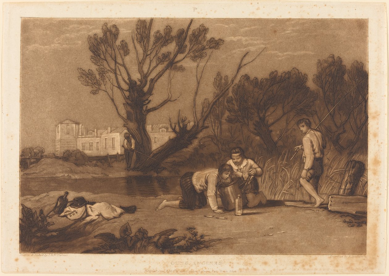Genç Balıkçılar, 1811'de yayınlandı. by Joseph Mallord William Turner