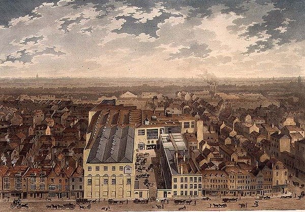 Orijinal Bira Bira Fabrikasına Bir Bakış, Golden Lane, R. Cribb tarafından yayınlandı by J.S. Barth
