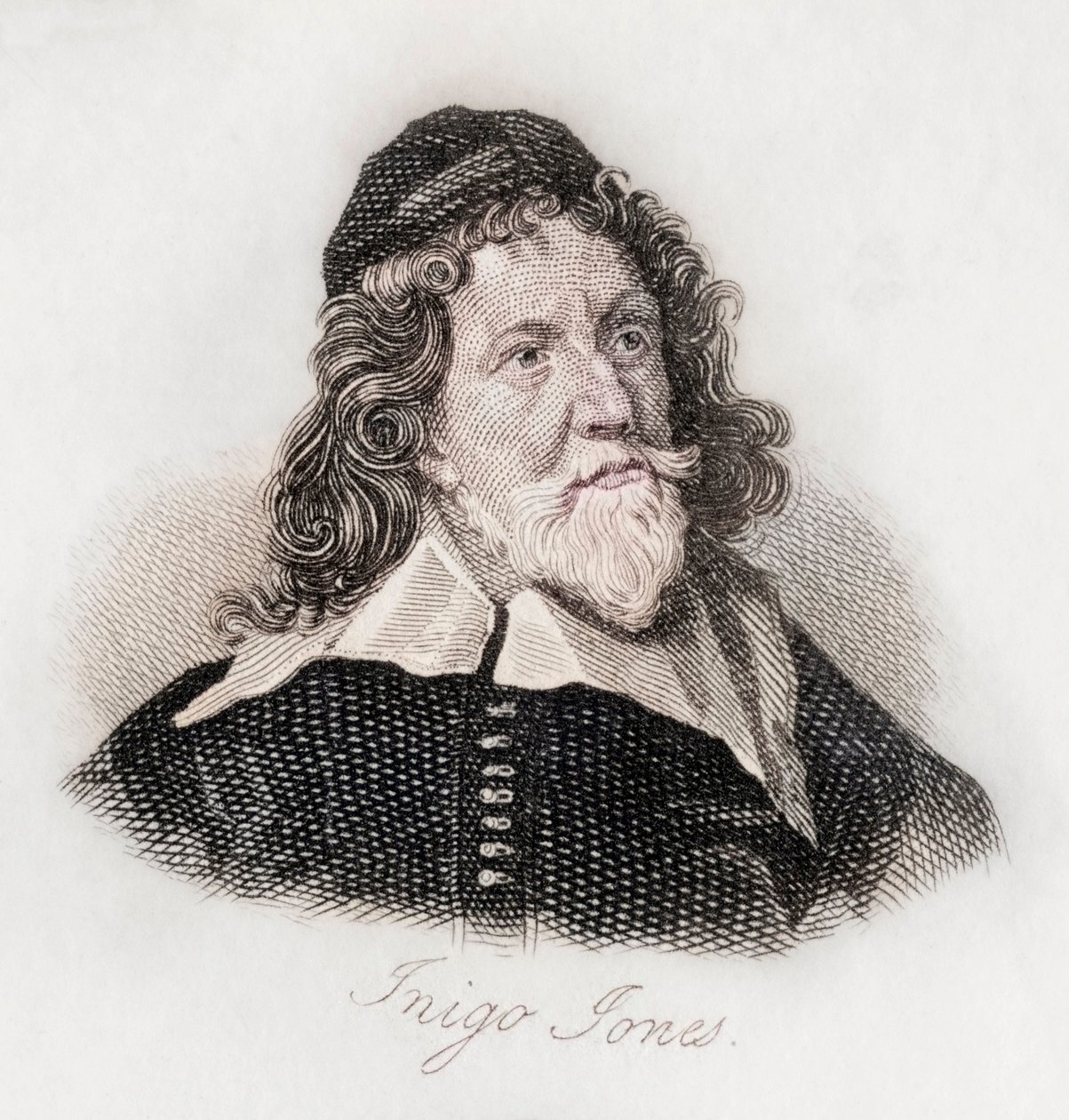 Inigo Jones (gravür) by J.W. Cook