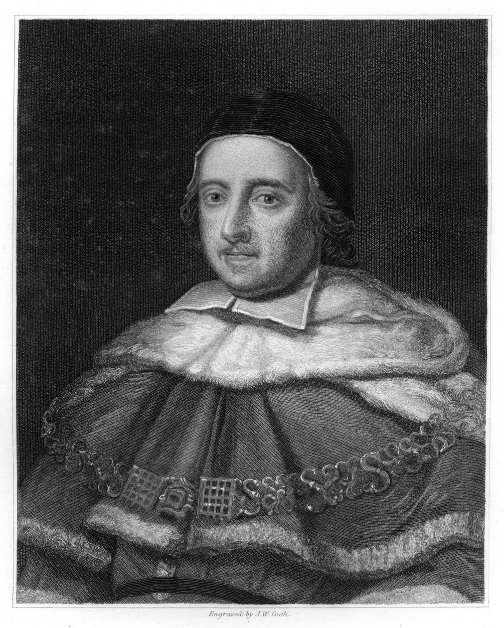 Sir Matthew Hale, İngiltere Lord Başyargıç, 1834. by J.W. Cook