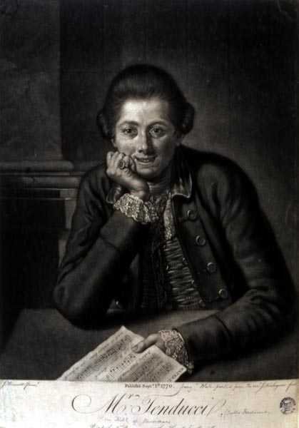 Bay Tenducci, John Finlayson tarafından kazınmış (1730-76) by J. (after) Bruscett