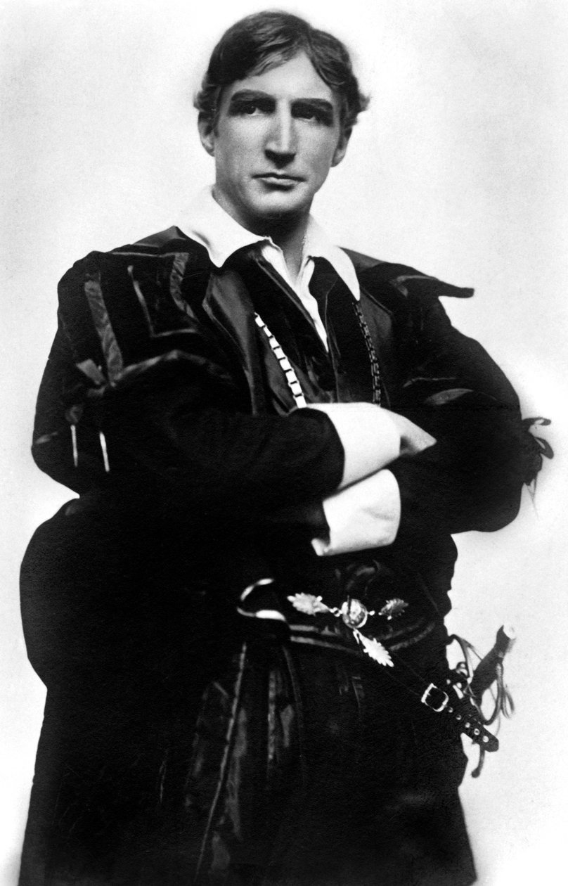 Jerrold Robertshaw 1866-1941, İngiliz aktör, 20. yüzyılın başlarında. by J. Beagles and Co.