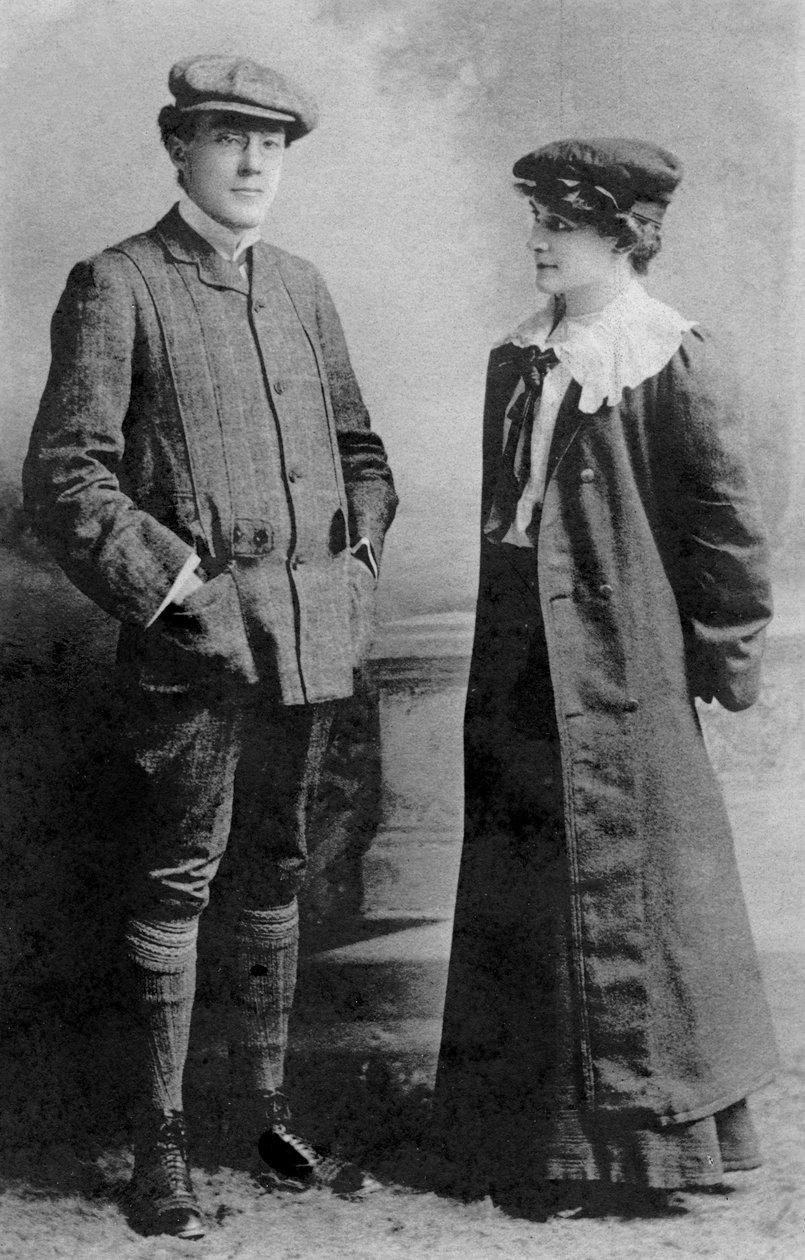 Mabel Hackney ve Laurence Irving, 1907. by J. Beagles and Co.